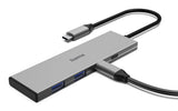 Hama USB-C Hub 4 Ports 2x USB-A 2x USB-C USB 3.2 Gen2 10 Gbit S PD Alu