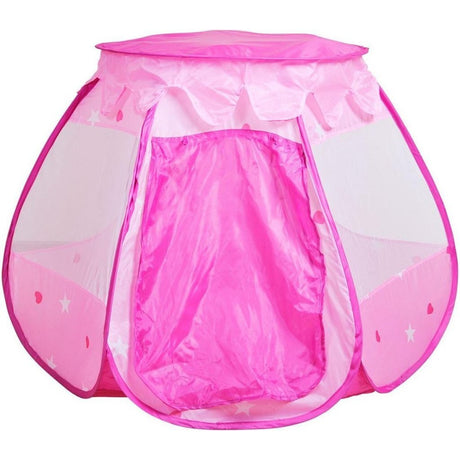 Spielzelt mit 100 Bällen rosa