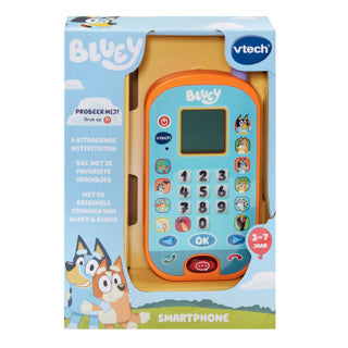 Vtech Bluey Smartphone – 4 fröhliche Spiele – lustige Animationen ansehen – Lernspielzeug – Niederländisch gesprochen – ab 3 Jahren