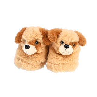 Toi-toys Hausschuhe Plüschhund Kinder Größe 25-27 | 2 Stk