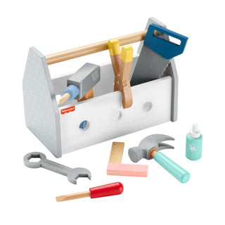 Fisher-Price-Werkzeugkasten aus Holz