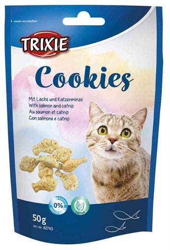 Trixie-Kekse mit Lachs und Katzenminze