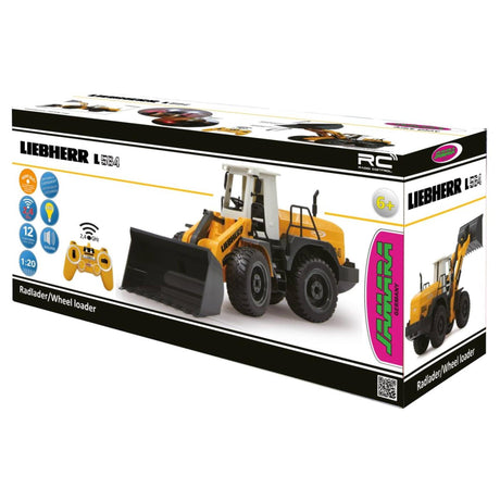 Jamara RC-Fahrzeug – 405007 RC-Radlader Liebherr 564 RC-Modell Fertigmodell – 1:20