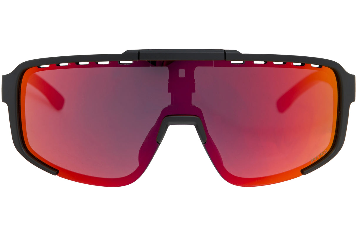 Bold 2.0 fietsbril zwart rood lens