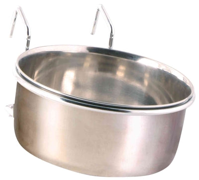 Trixie Food Bowl med holder for å henge rustfritt stål