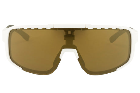 Agu bold 2.0 fietsbril wit bruin lens