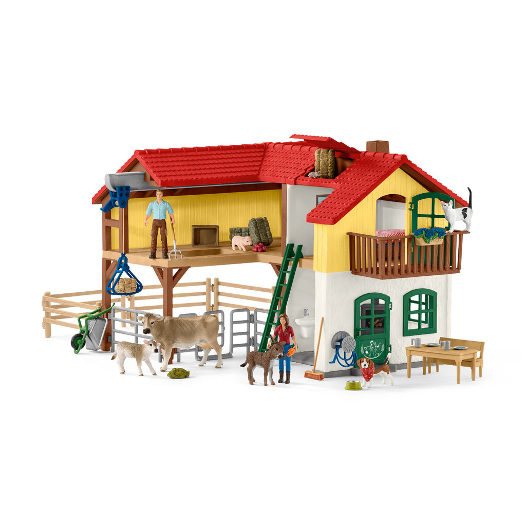 Schleich Farm World Farm mit Stall und Tieren 42407