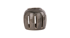 Lantern ceramic vils d16 h14cm grey