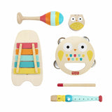 Mattel Fisher Price Holzspielzeug-Musikinstrumente-Geschenkset