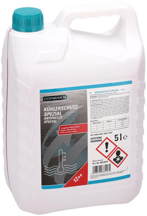 Corexx Kühlerschutzprodukt Spezial G12++. Frostschutzmittel Spezial 5 l (G12++ G13)