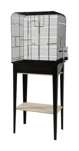 Zolux Bird Cage Chic Loft con mobili neri