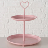 Boltze Home Etagere rosa ø21xh25cm