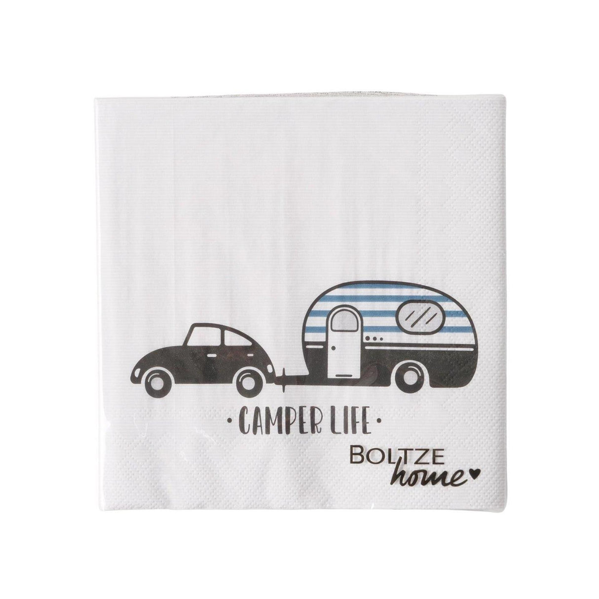 Boltze Home Servietten Camper 16,5x3cm