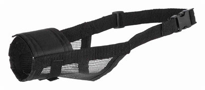 Trixie Maulkorb Polyester mit Netzeinsatz schwarz