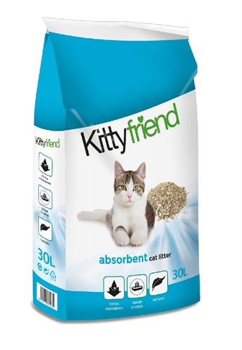 Kitty Friend saugt Katzenstreu auf
