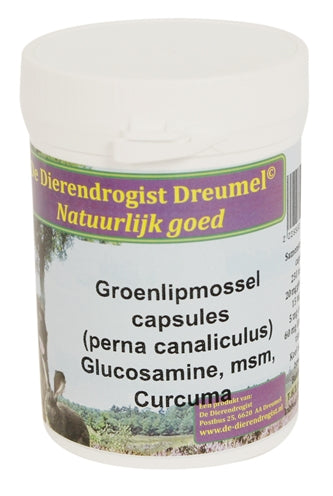 Animal drogista verde -musgo con glucosamina MSM curcuma