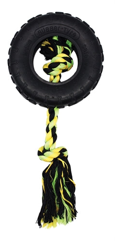 Happy Pet Grrrelli Tire Tugger Black Green