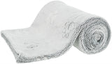 Trixie Hundedecke Nando weiches Fleece hellgrau