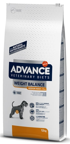 Advance Veterinary Diet Dieta Bilans Waga Medium MAXI