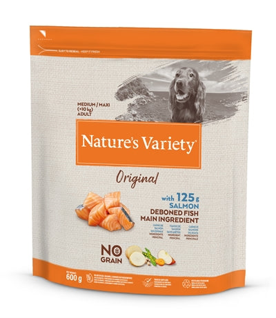 Naturs Variety Original Vuxen Medium Maxi Salmon Inget korn