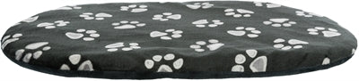 Trixie Dog Cushion Jimmy Oval Black With Pootprint