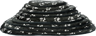 Trixie Dog Cushion Jimmy Oval Black With Pootprint