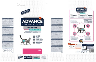 Advance Veterinary Diet Cat moči sterilizovaná méně kalorie S.