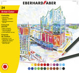 Eberhard Faber EF-516124 Buntstifte, Metalletui mit 24 Stück