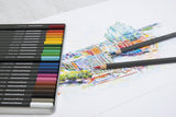 Eberhard Faber EF-516124 Buntstifte, Metalletui mit 24 Stück
