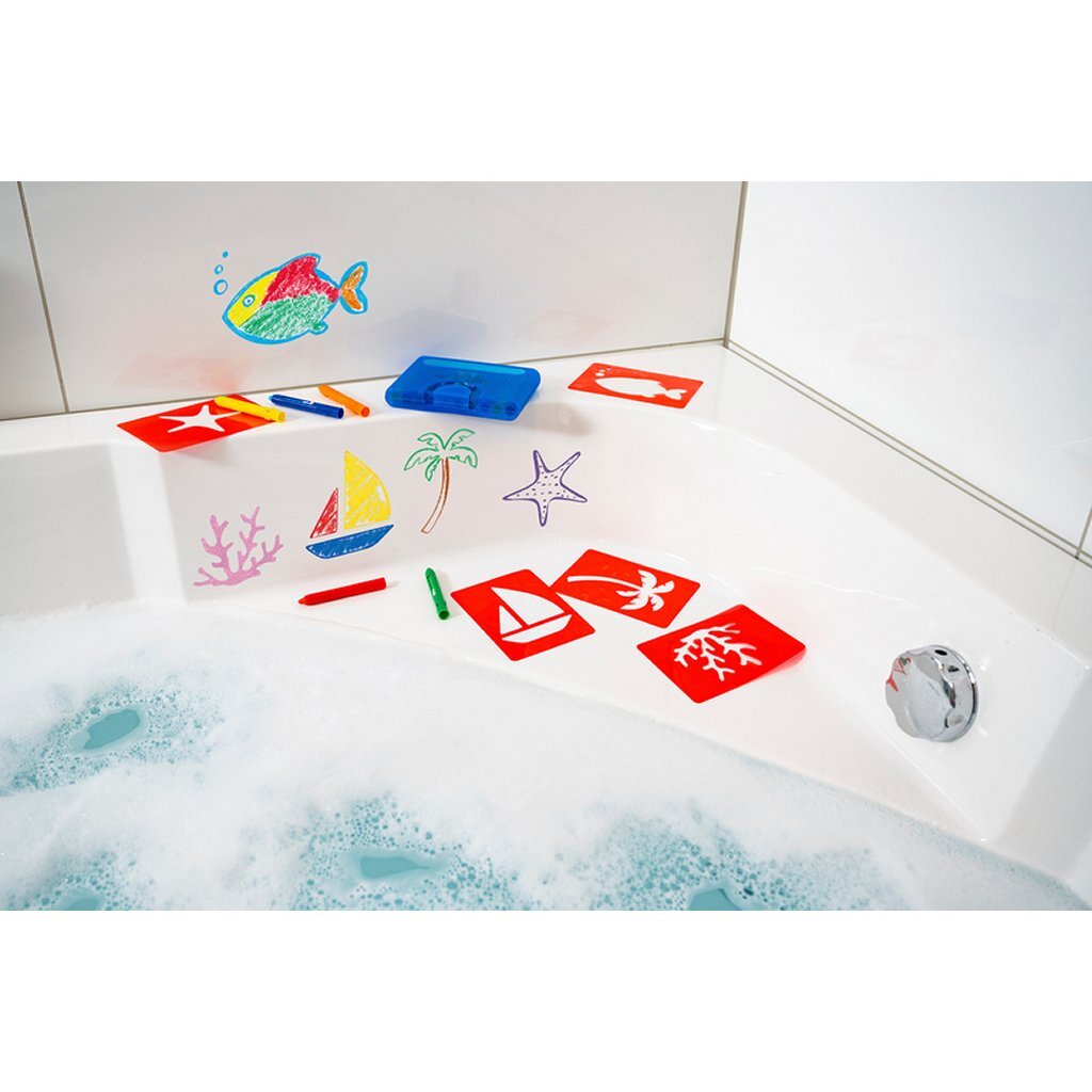 Eberhard Faber ef-524110 Badekreide 10 Stück Aufbewahrungsbox inkl. 5 Patronen