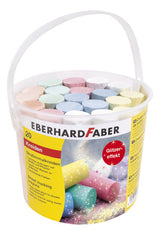 Eberhard Faber ef-526520 Gehwegkreide Glitzer 20 Stück im Eimer