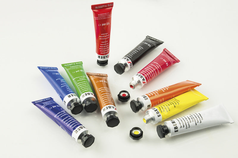 Eberhard Faber ef-575505 Plakatfarbe 6 Farben Tube 18 ml