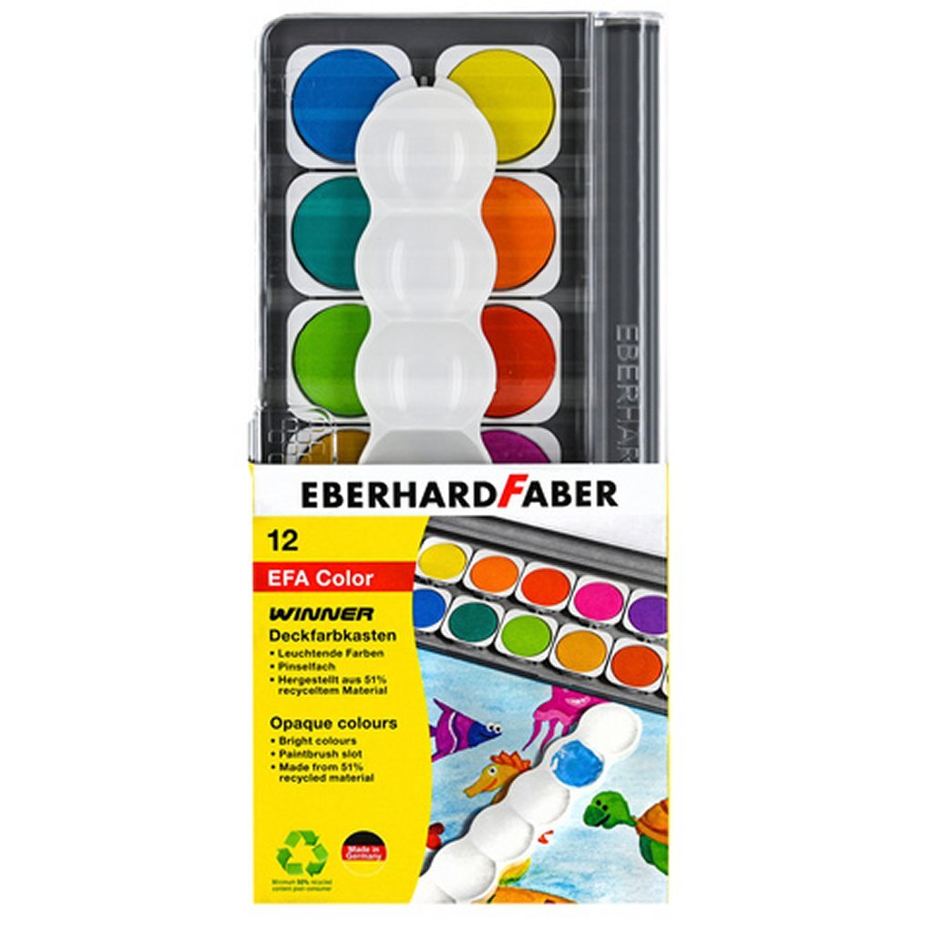 Eberhard Faber EF-578312 Farbbox Gewinner 12 Farben