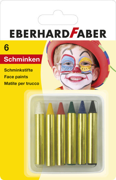 Eberhard Faber Eberhard Faber EF-579106 Face-Shmerks klein, 6 Farben auf Blisterkarte