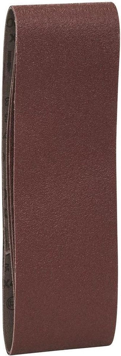 Bosch 3-teiliges Schleifband-Set für Bandschleifer 75 x 533 mm – Körnung 60; 80; 100