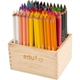 Edu3 Edu Jumbo Buntstift, Stärke 10 mm, Mine 6,25 mm, verschiedene Farben, 96 Stück 1 Box