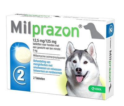 Krka Milprazon Worming tablets Dog