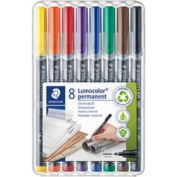 Staedtler Lumocolor F Permanentstift - Box 8 Farben