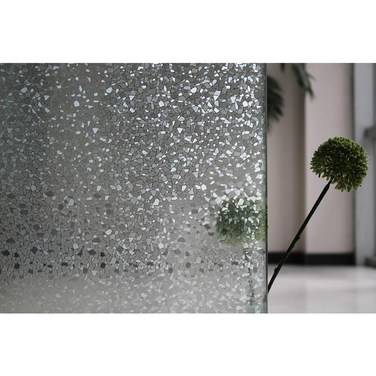Wicotex Fensterfolie Statische Steine 45 cm x 2 m