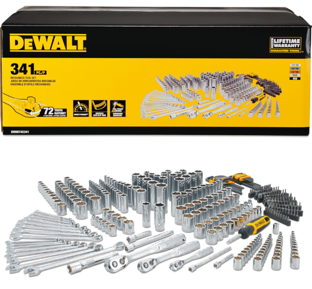 Dewalt sleutel ingesteld 341el.