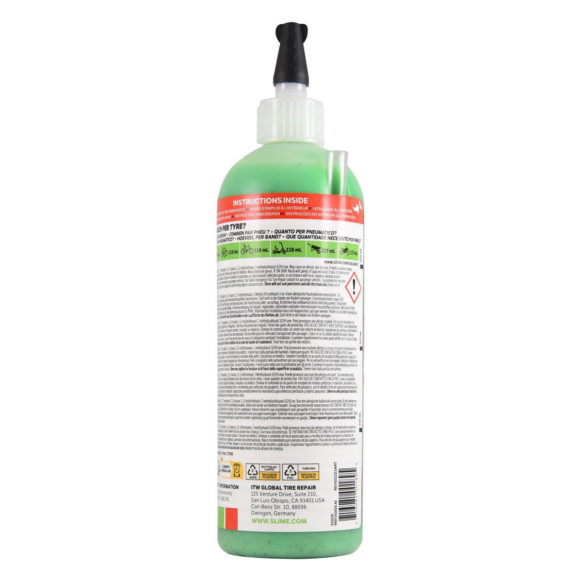 Schleimschlauch-Pannenschutzmittel 473 ml