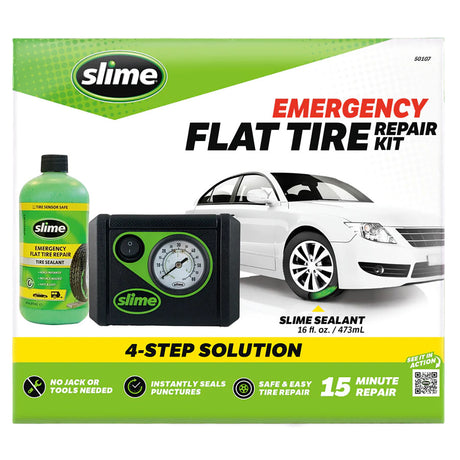 Slime Smart Repair Notfall-Reparaturset für platte Reifen