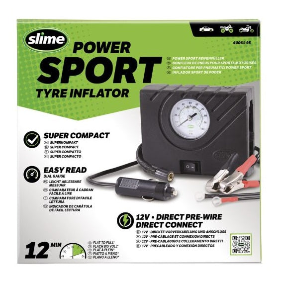 Slime Power Sport 12V Reifenpumpenkompressor