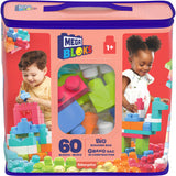 Mega Bloks großer Baubeutel, 60 Stück, rosa