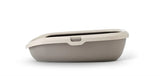 Savic Katzentoilette Happy Planet Gizmo mit Rand mocca warm grey