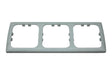 Opal-Abdeckrahmen 3-fach grau