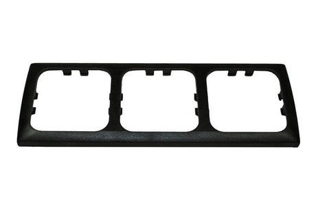 Opal-Abdeckrahmen 3-fach schwarz - verpackt