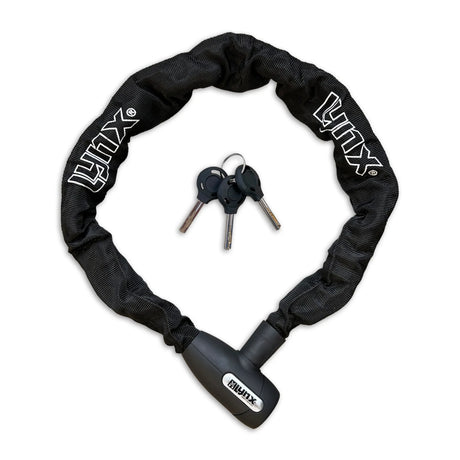Lynx Cityline 95 Compact Chain Lock Black Black