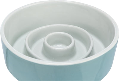 Trixie Food Bowl langsame Keramikgraublau