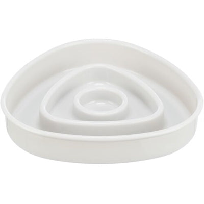 Trixie Food Bowl Slow Celefeding Plastic TPR Grey